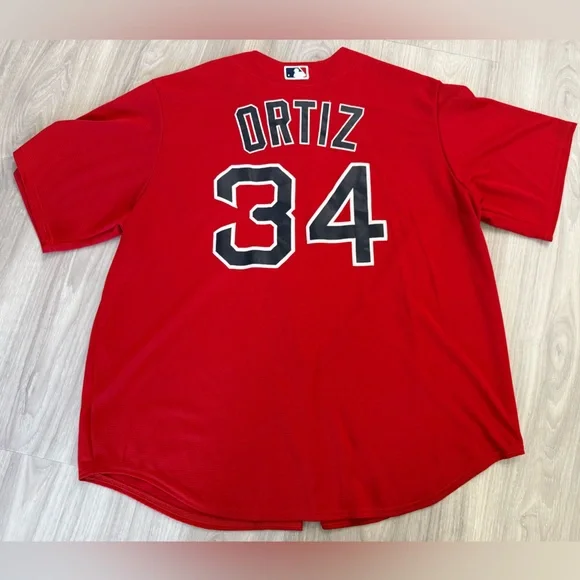 Majestic Red Sox Red Men's Jersey 2XL - Picture 2 of 4